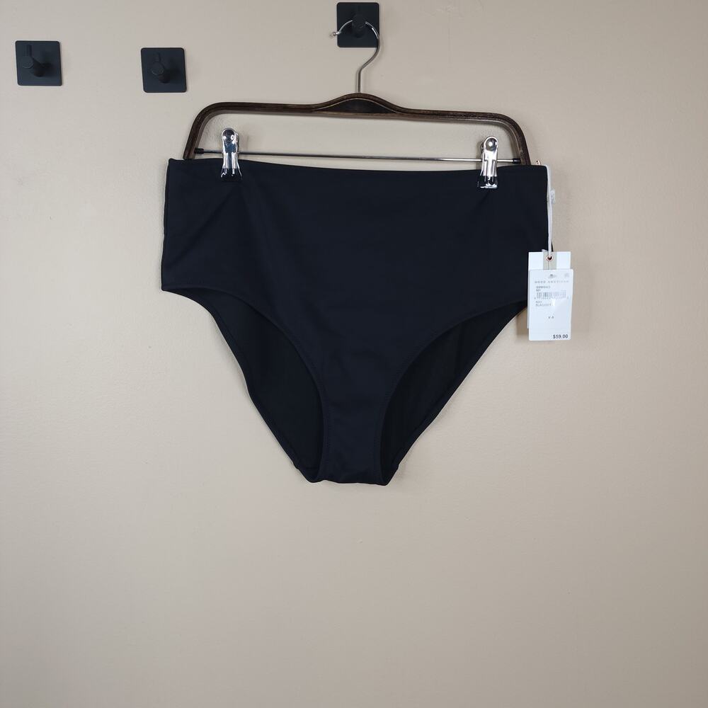 Good American Black Long Sleeve Top Compression Bottom Swim Bikini Size 5/2X - Picture 6 of 12
